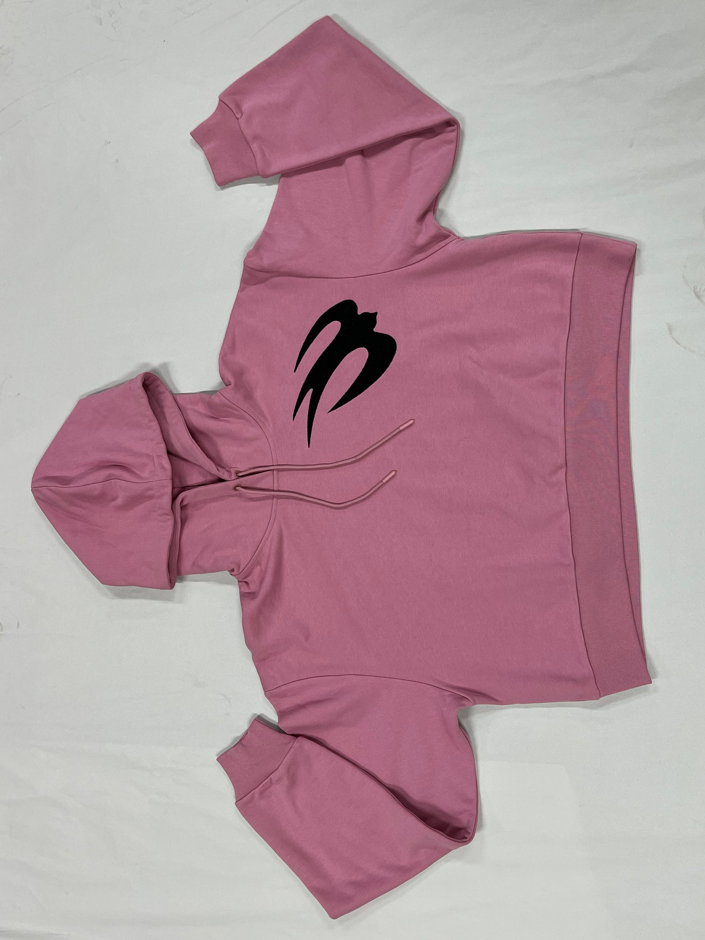 "Swallow" Cropped Hoodie